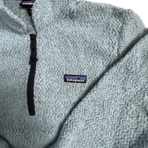 Patagonia Woolyester Zip Up Fleece Zip Top Pullover Size XL - Picture 4 of 8
